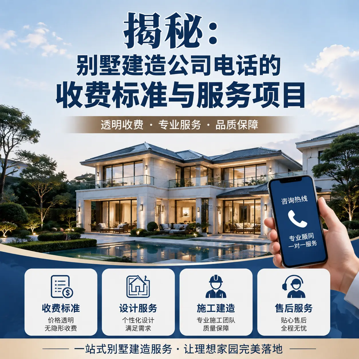 揭秘：剑河别墅建造公司电话的收费标准与服务项目