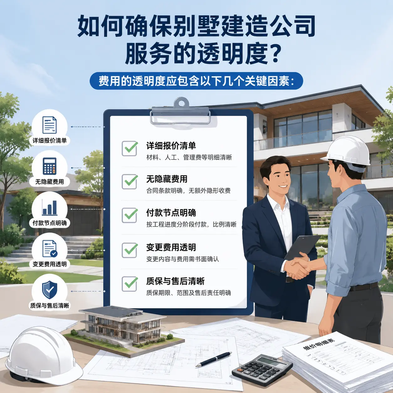 在 剑河 如何确保别墅建造公司服务的透明度？