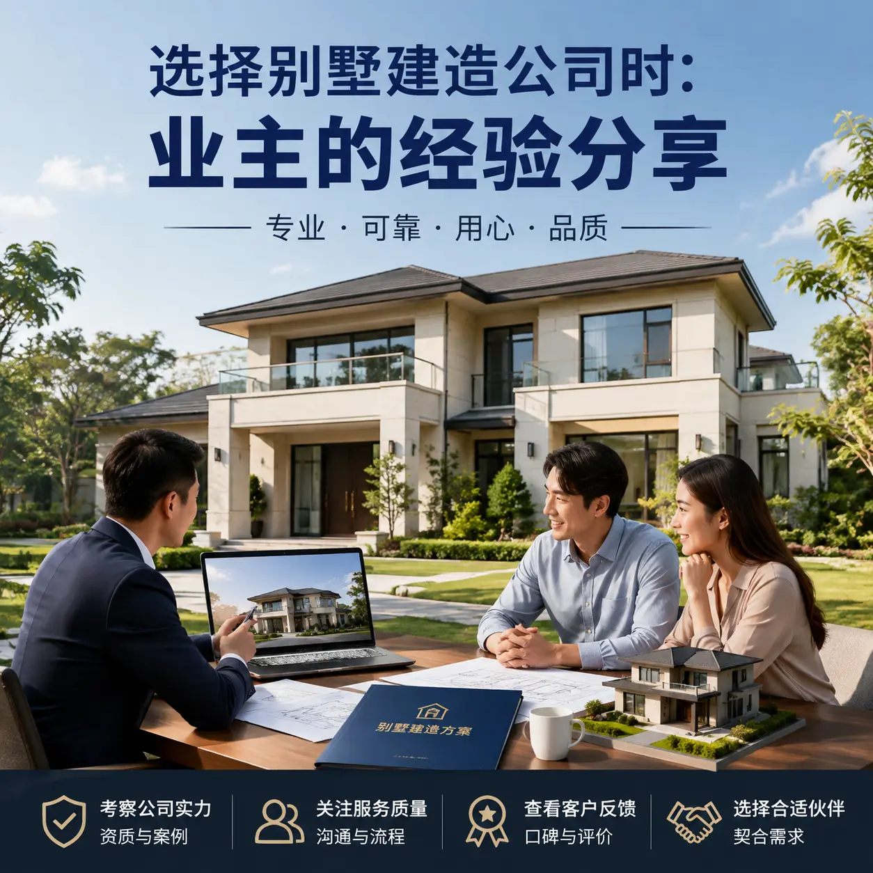 选择别墅建造公司时： 剑河 业主的经验分享