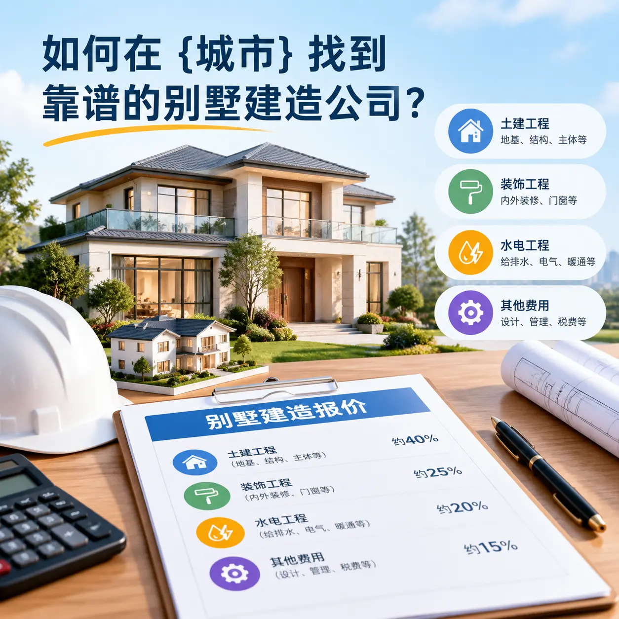 如何在 剑河 找到靠谱的别墅建造公司？