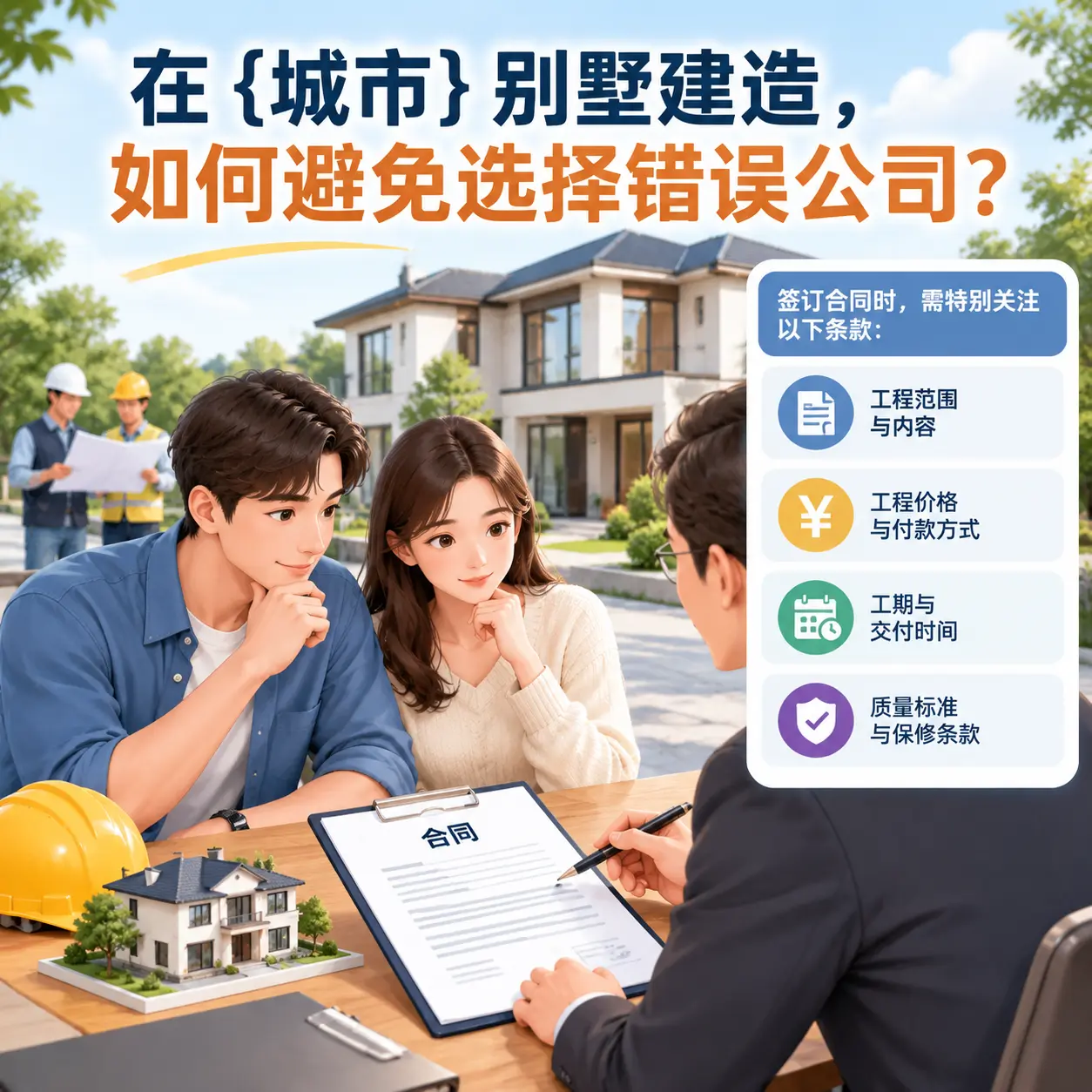 在 剑河 别墅建造，如何避免选择错误公司？