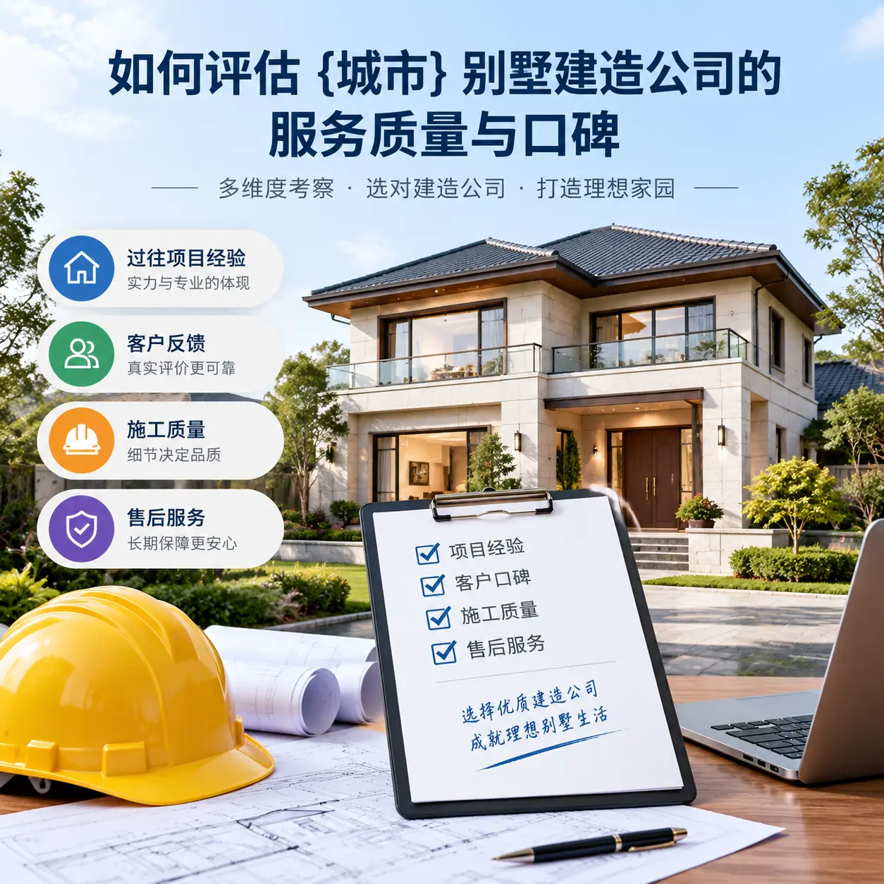 如何评估 剑河 别墅建造公司的服务质量与口碑