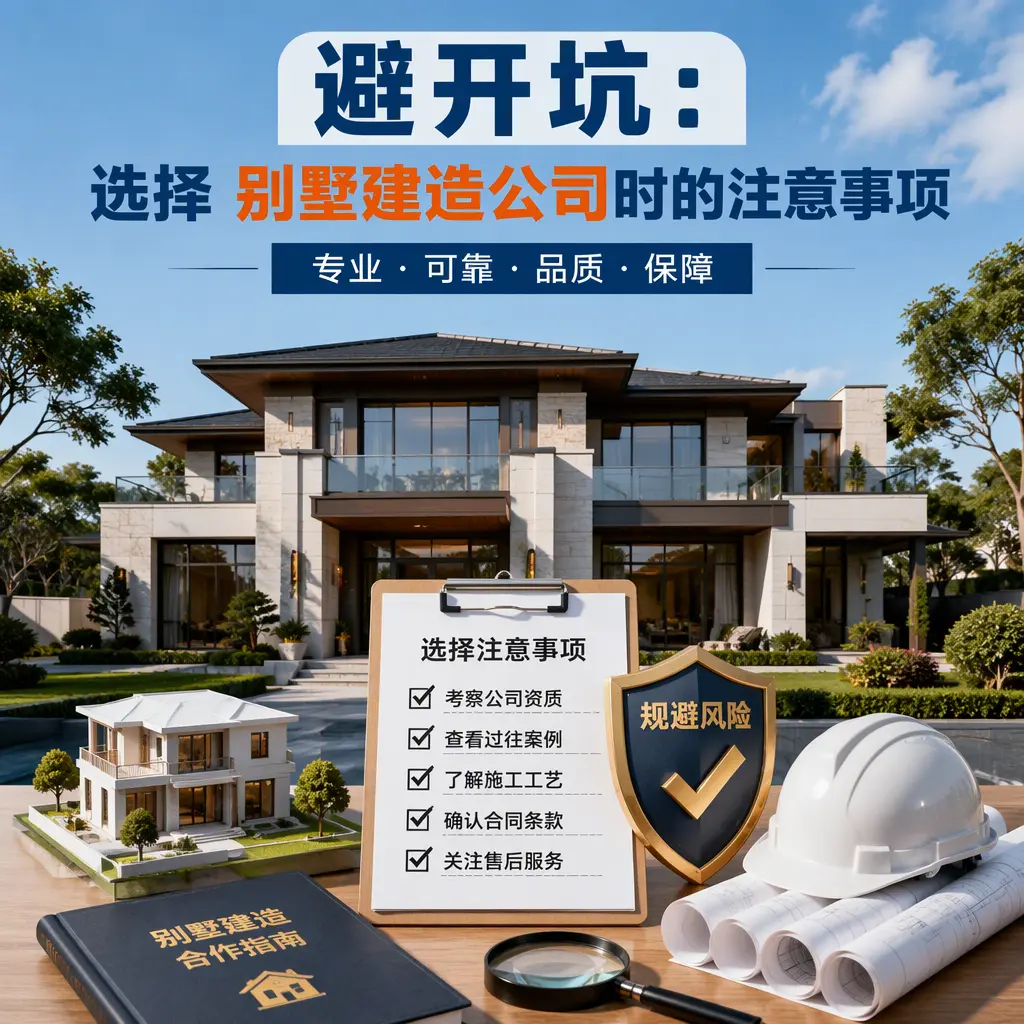 避开坑:选择 剑河 别墅建造公司时的注意事项