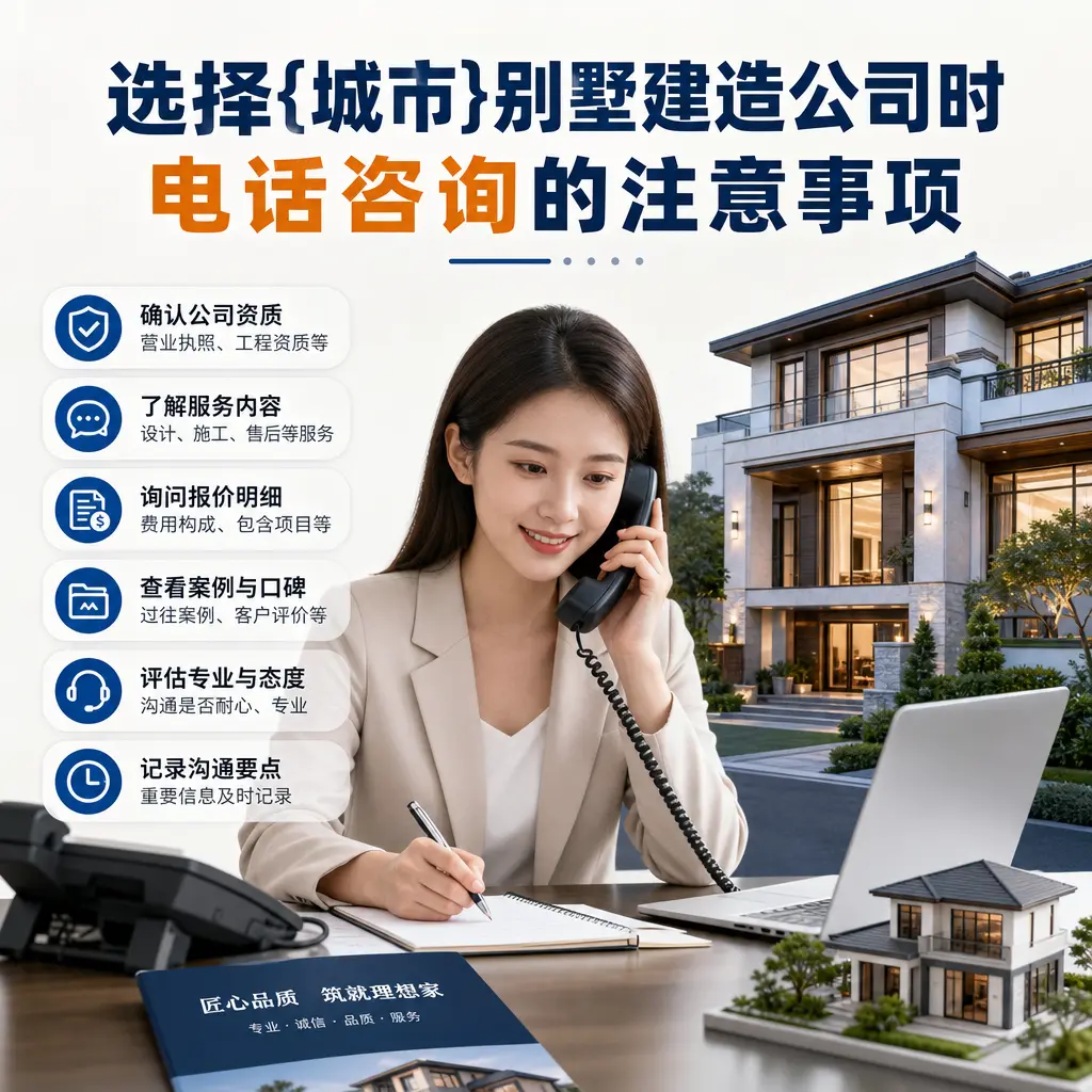 选择剑河别墅建造公司时,电话咨询的注意事项