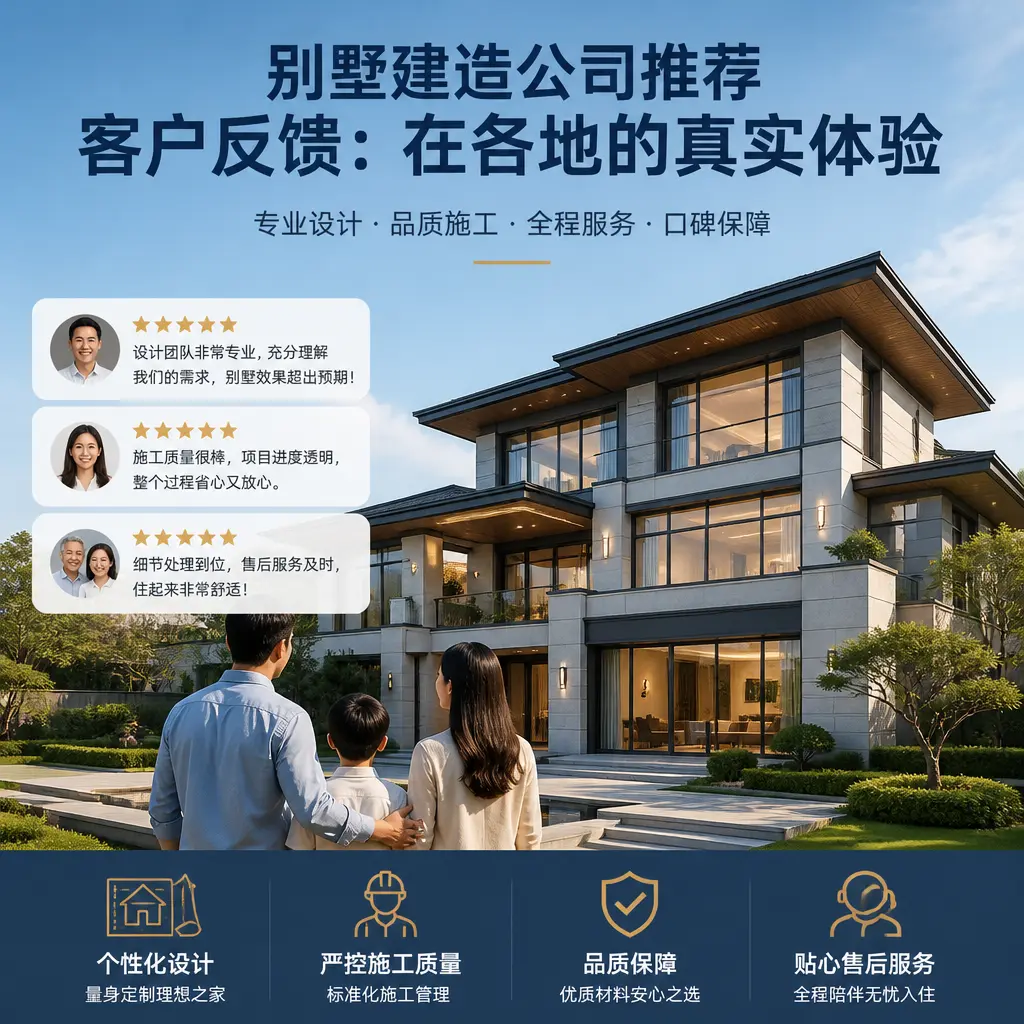 别墅建造公司推荐的客户反馈:在 剑河 的真实体验