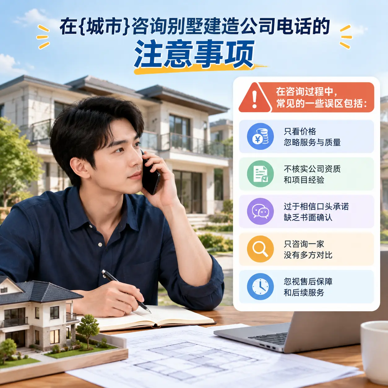 在剑河咨询别墅建造公司电话的注意事项