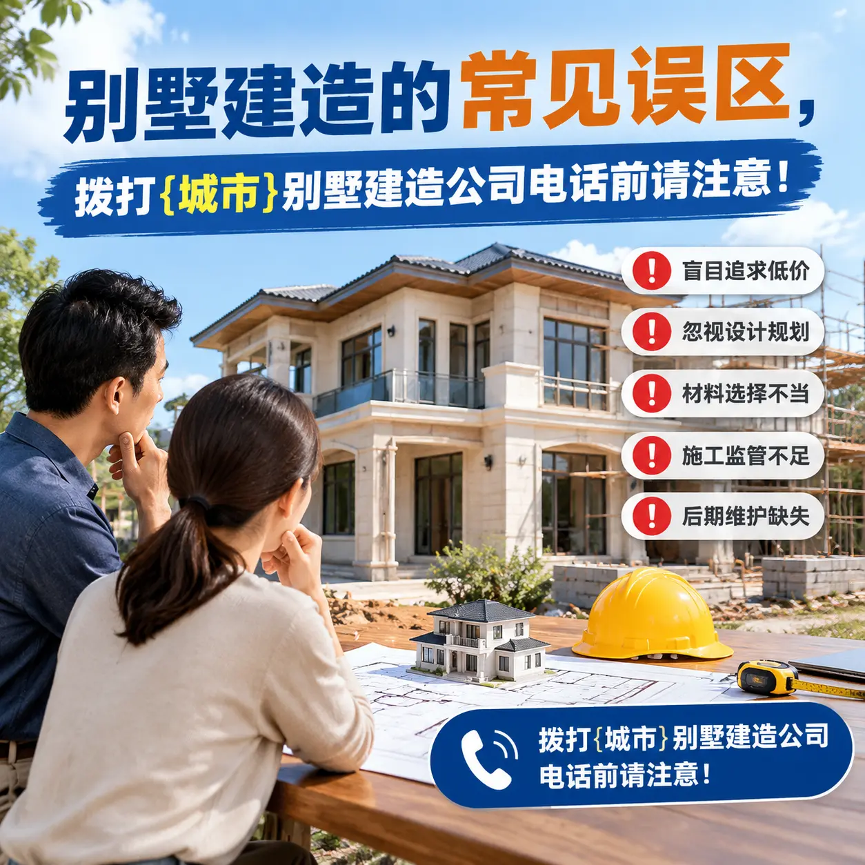 别墅建造的常见误区，拨打剑河别墅建造公司电话前请注意！