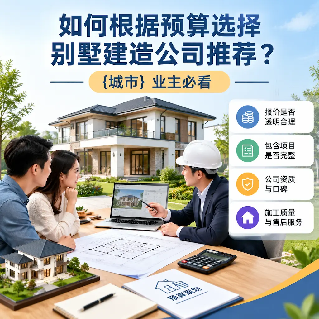 如何根据预算选择别墅建造公司推荐? 剑河 业主必看