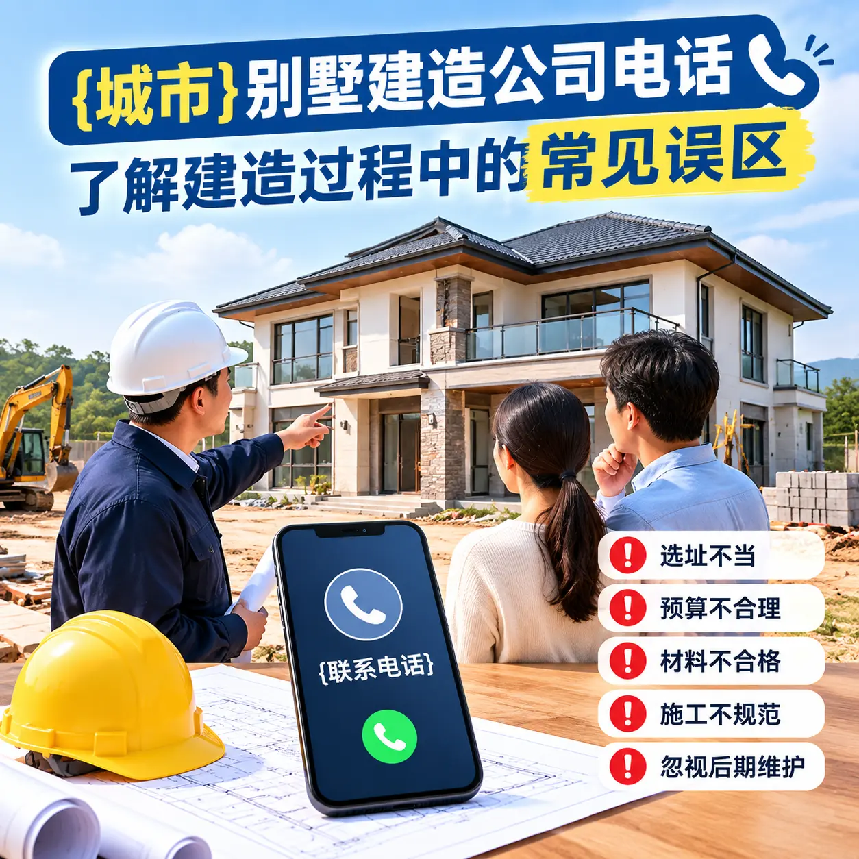 剑河别墅建造公司电话，了解建造过程中的常见误区